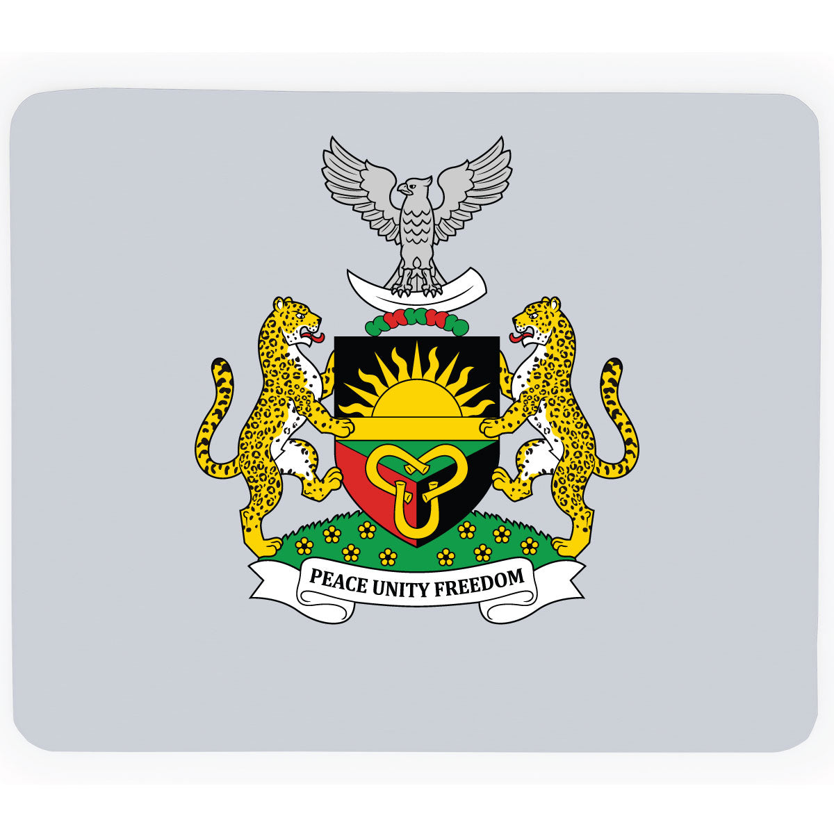 Biafra mouse pad - Coat of arms