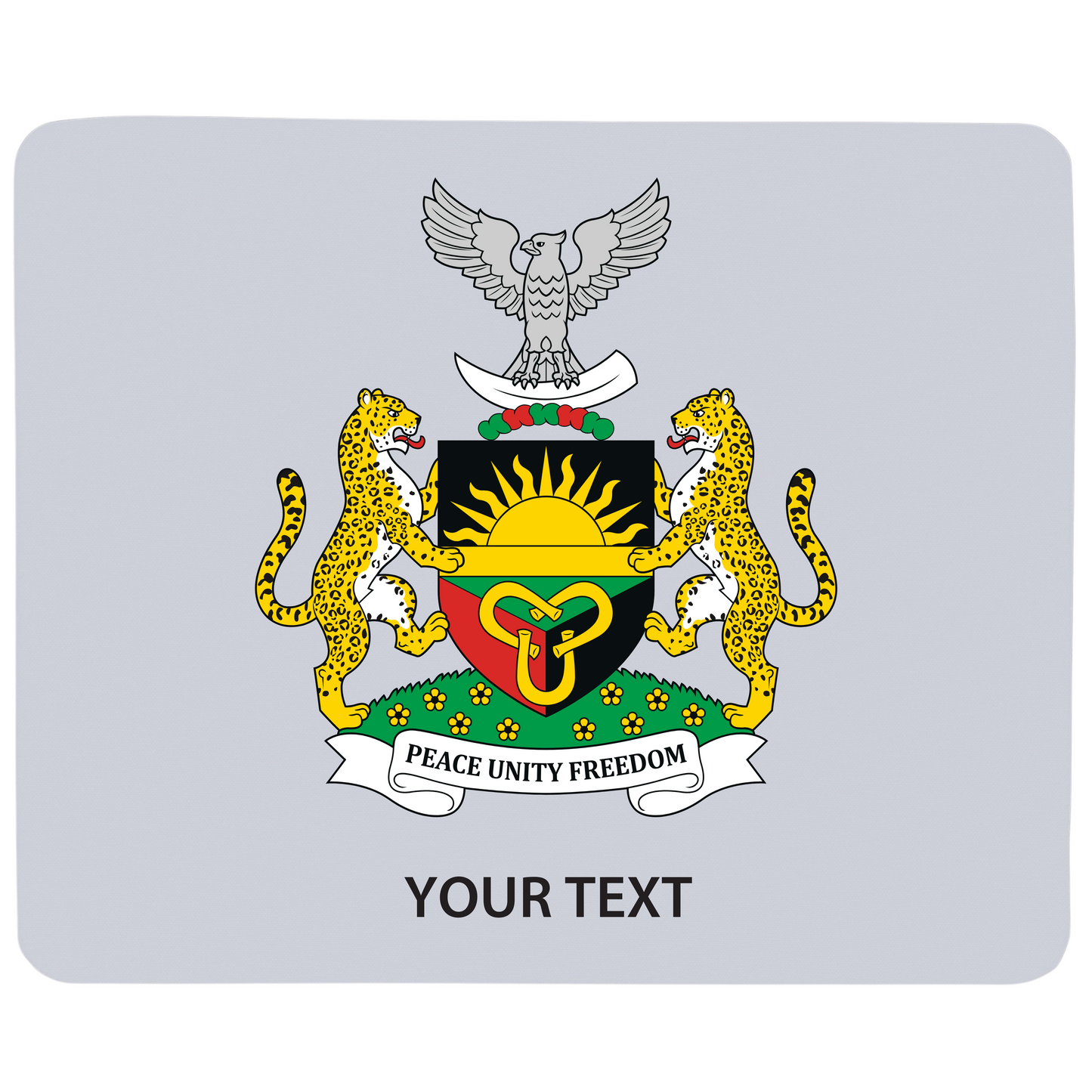 Biafra mouse pad - Coat of arms